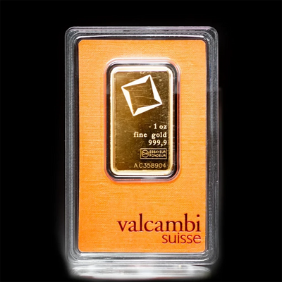 1 oz Valcambi Gold Bar BU - Summit Metals