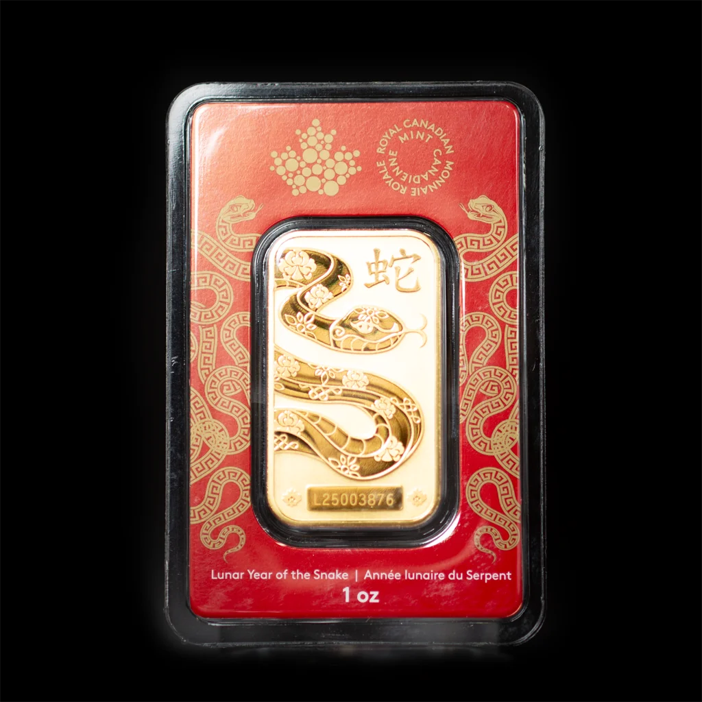 1 oz Gold Bar Snake