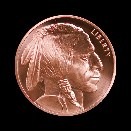 1 oz Copper Coin Liberty Buffalo