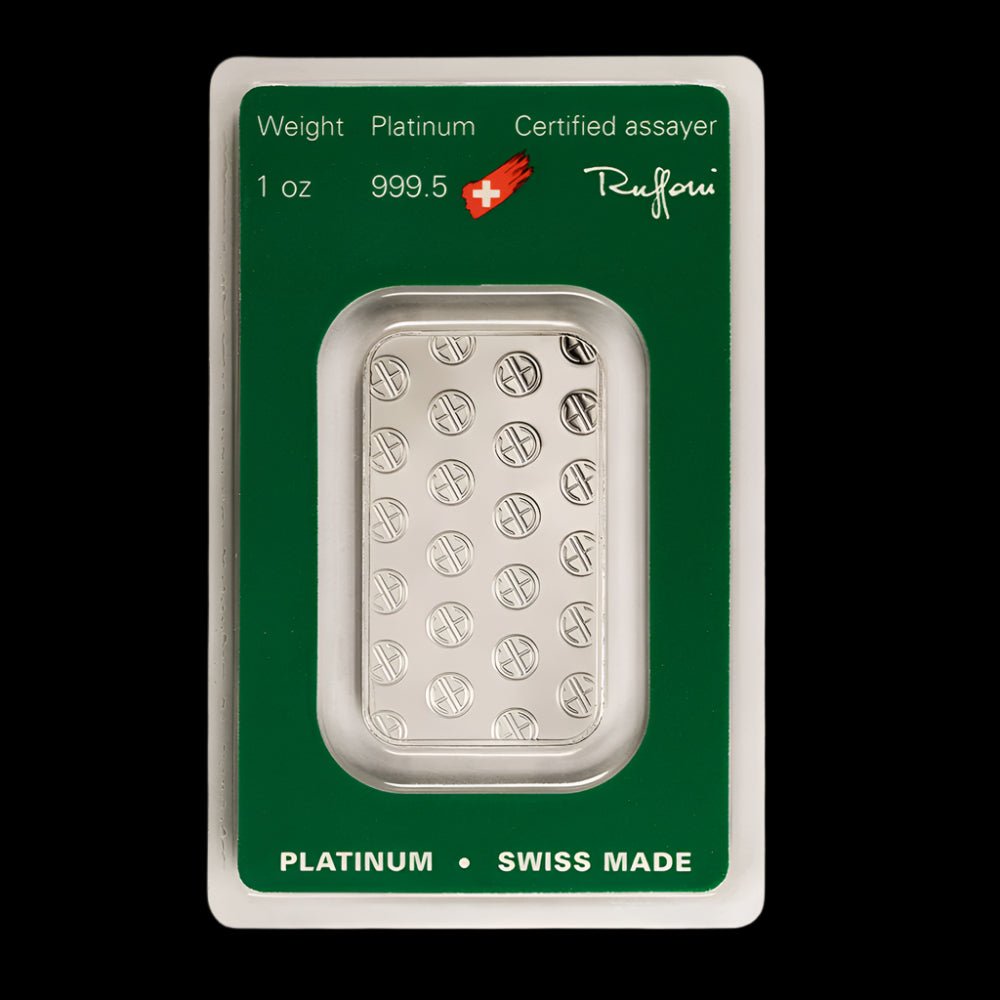 1 oz Platinum Bar Argor-Heraeus – Summit Metals