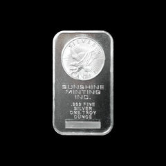 1 oz Silver Bar Sunshine Mint
