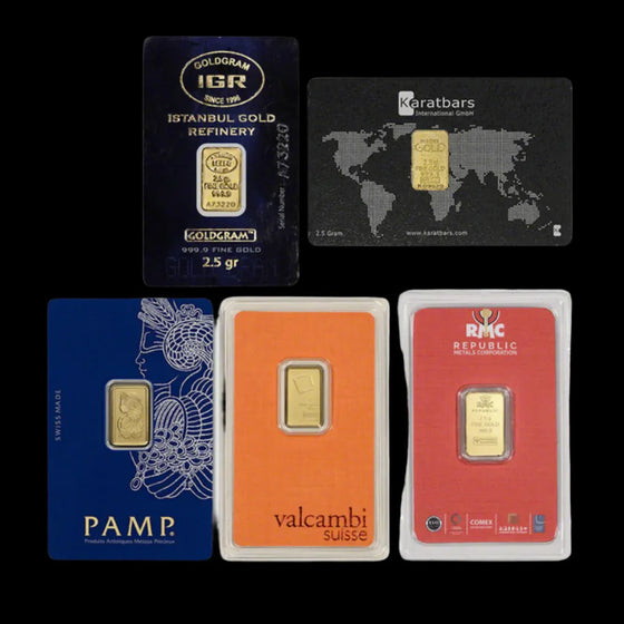 2.5 Gram Gold Bar
