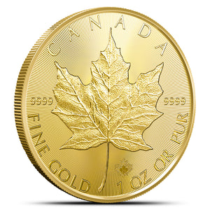 1 oz gold canadian maple leaf summit metals