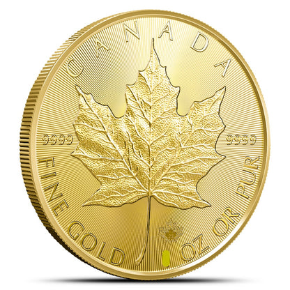 1/4 OZ Canadian Gold Maple Leaf (Random Year)