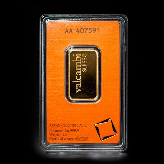 20 Gram Valcambi Bar