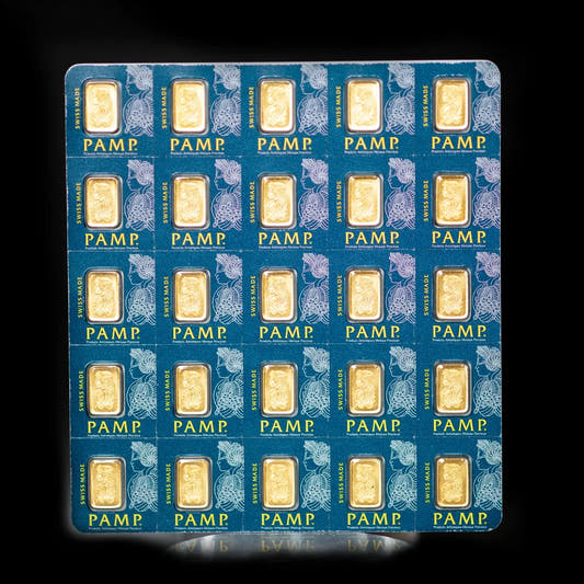 25 Gram PAMP Multigram gold bars