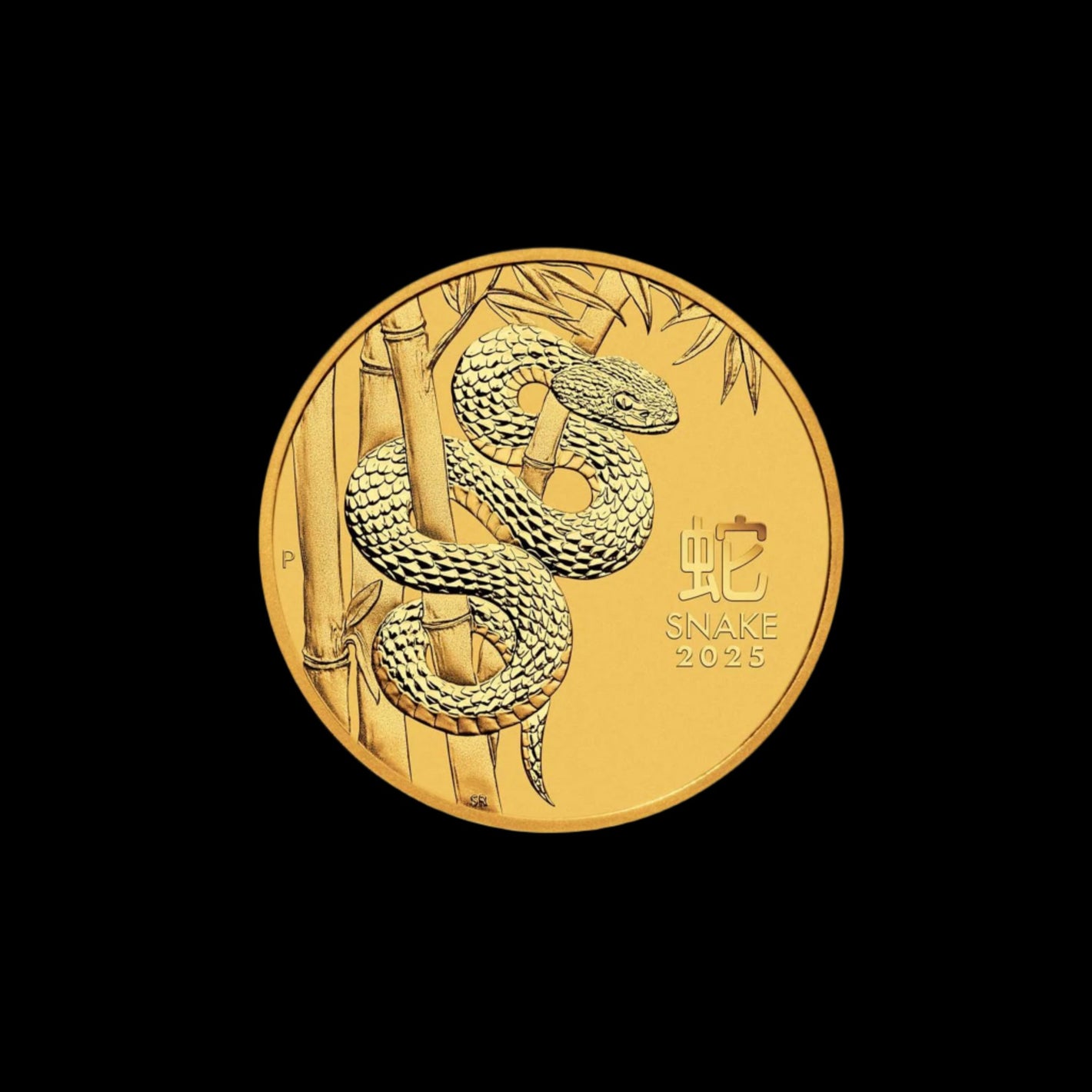 2025 1/10 oz Perth Mint Gold Snake (Lunar Series)