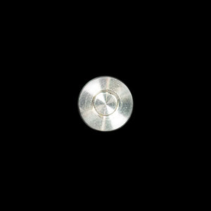 bottom side of a silver bullet