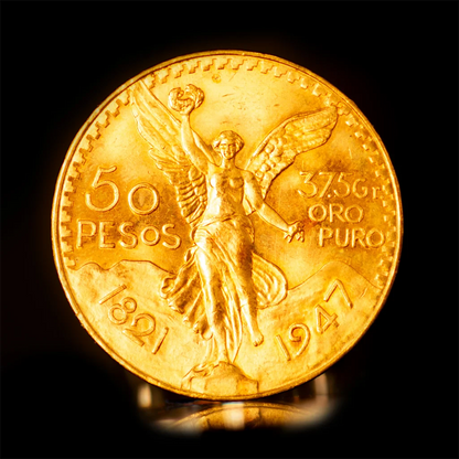 50 peso gold coin