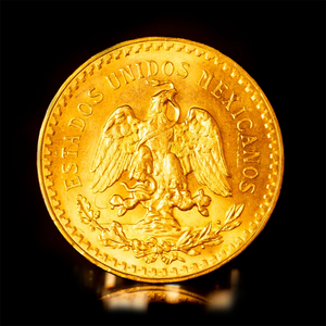 mexican 50 peso gold coin (reverse)