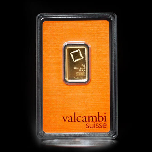 Valcambi 5 Gram Gold Bar