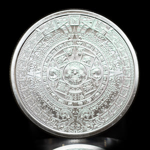 5 oz Silver Round Aztec Calendar