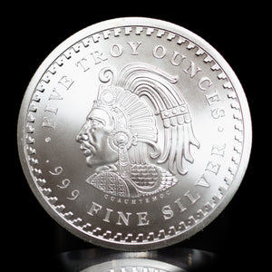 5 oz Silver Round Aztec Calendar