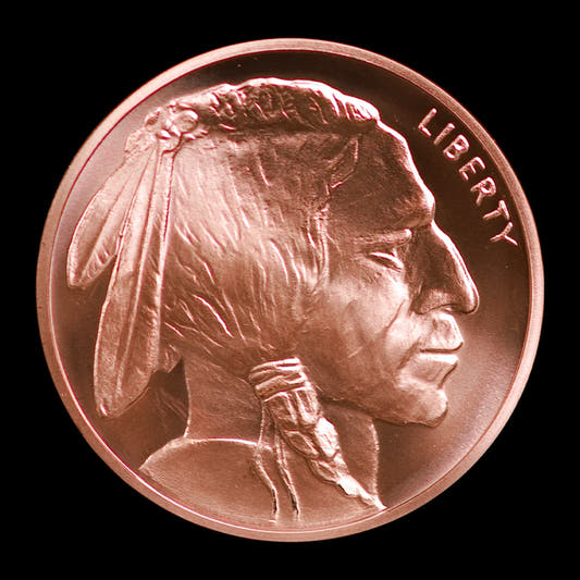 1 oz Copper Buffalo Coin