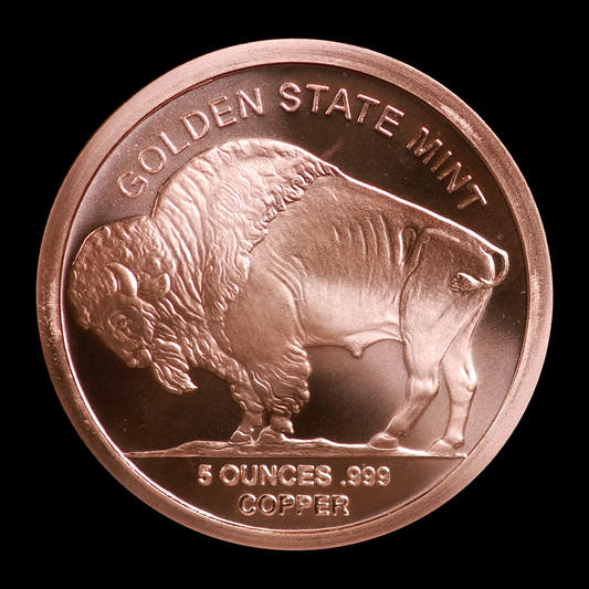 1 oz Copper Buffalo Coin