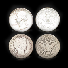 90% American Silver Quarters - $1 Face Value