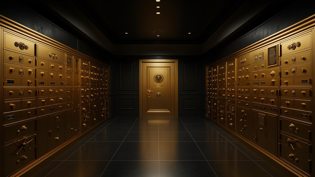 Luxury vault interior for family office wealth preservation
