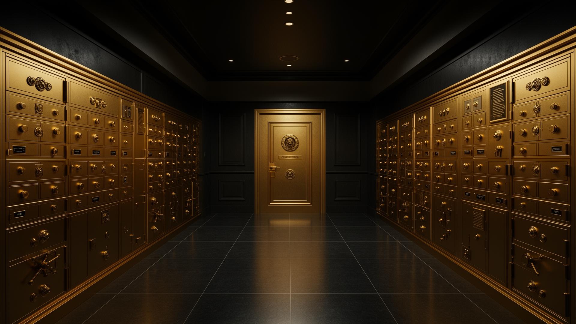 Luxury vault interior for family office wealth preservation
