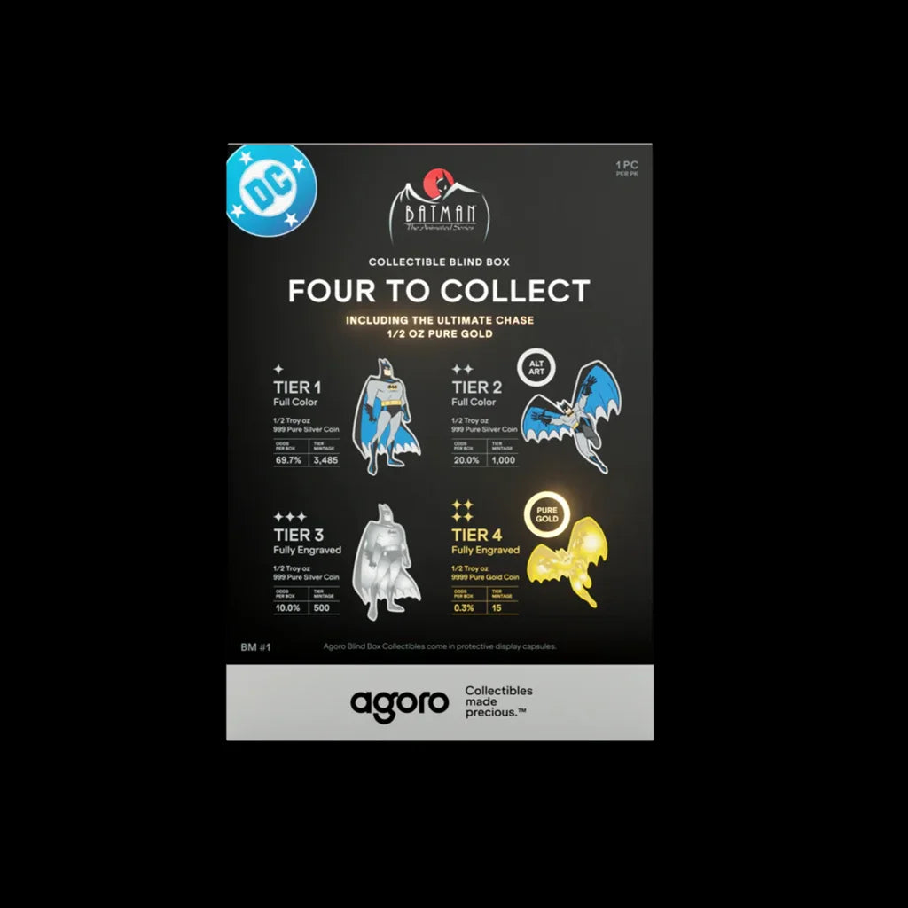 Batman The Animated Series 1/2 oz Silver Coin Blind Box