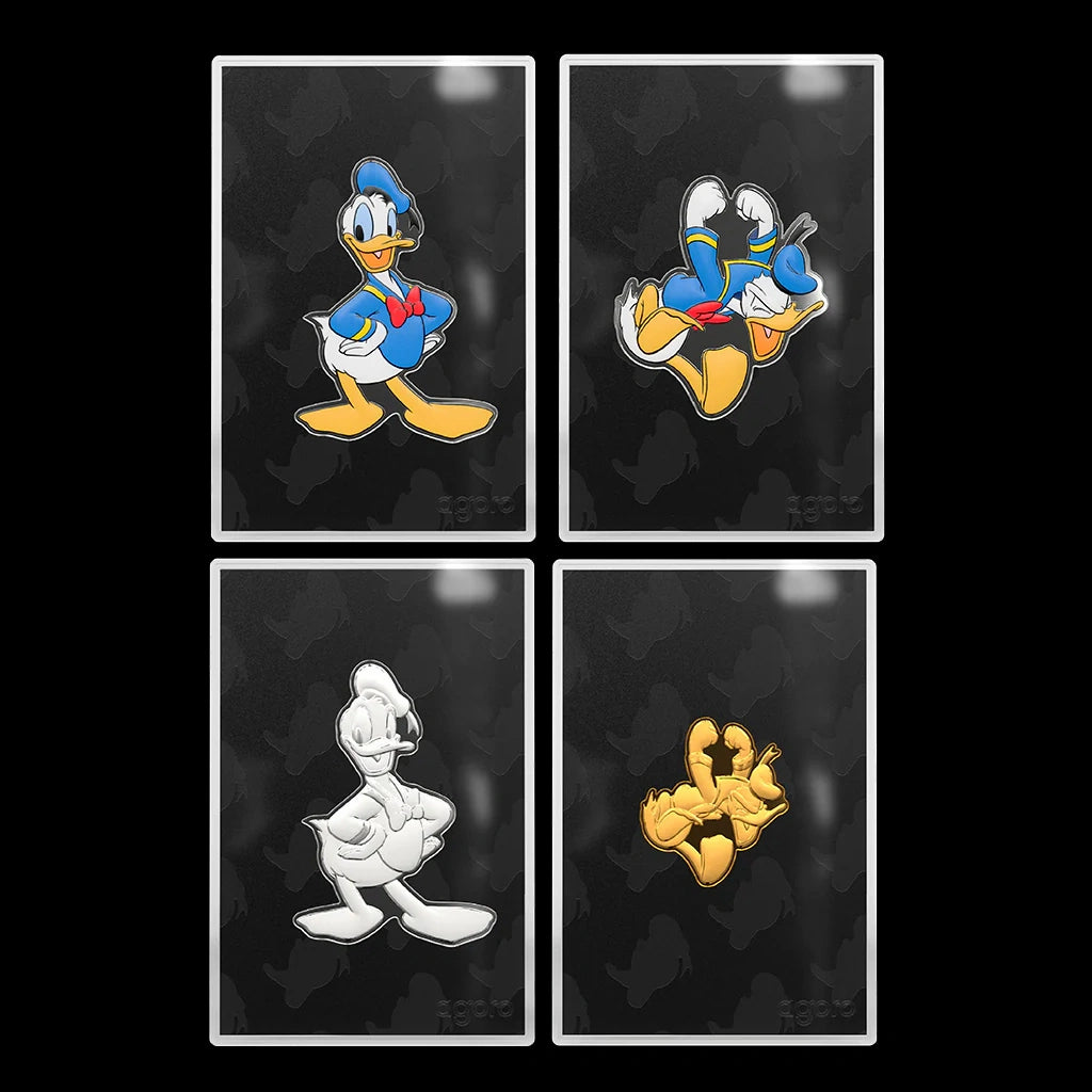 Disney Donald Duck Blind Box Agoro Gold and Silver Collectible