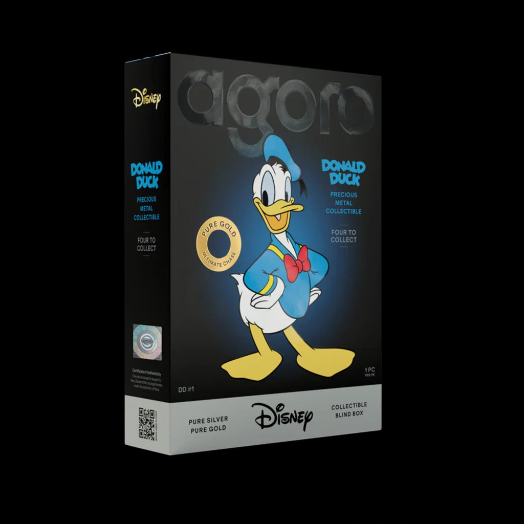 Disney Donald Duck Blind Box Agoro Gold and Silver Collectible