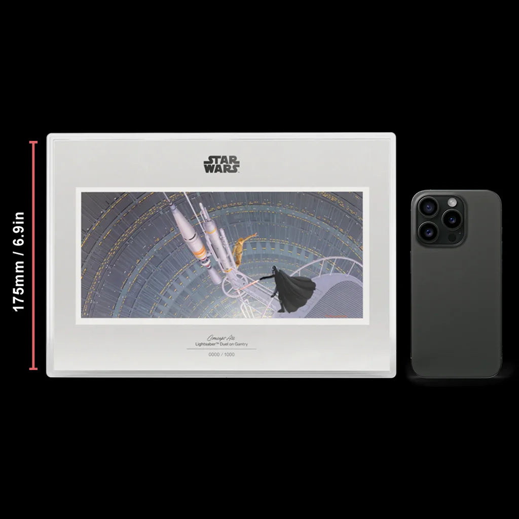 Star Wars Lightsaber Duel 1 oz Silver Foil Collectible