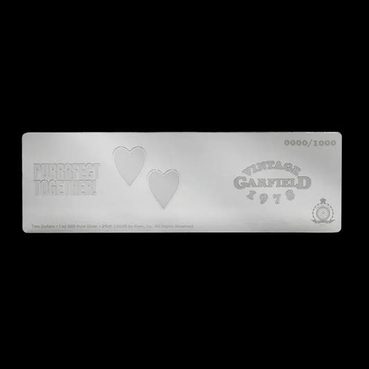 Garfield and Arlene Comic 1 oz Silver Coin Collectible