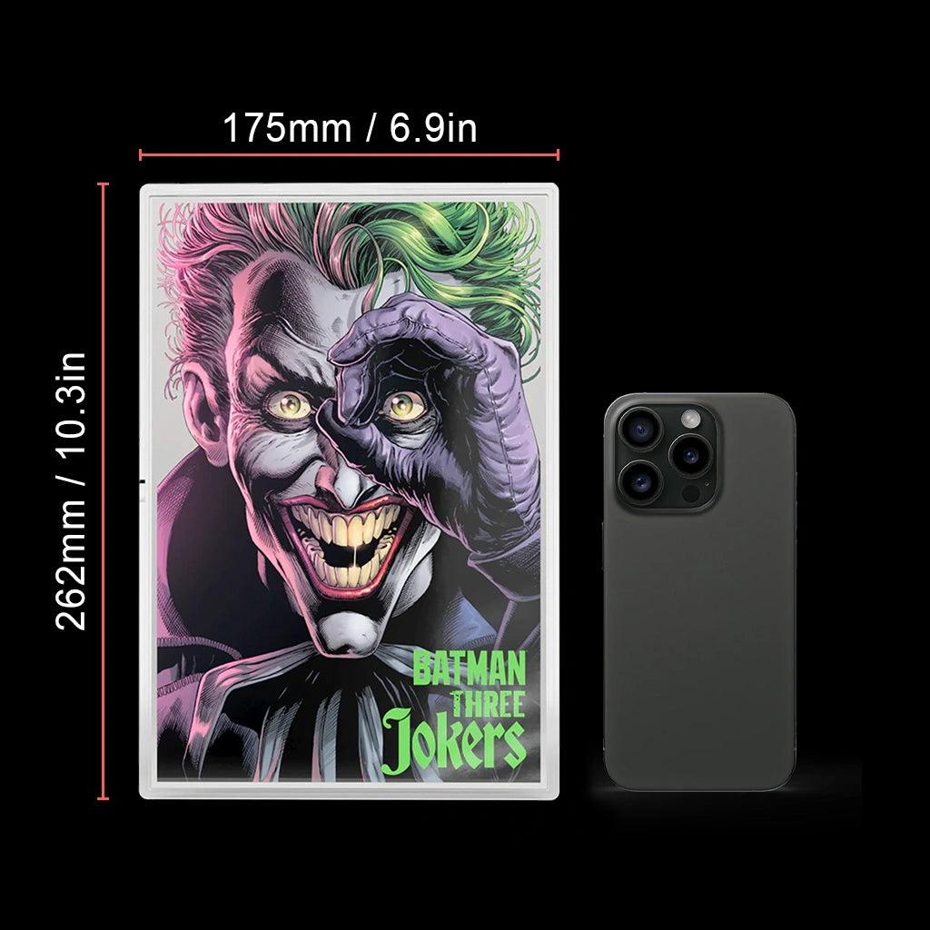 Batman The Joker 1 oz Sliver Foil Collectible Three Jokers The Comedian