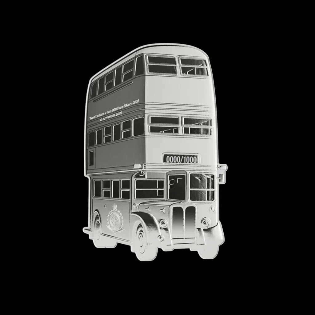 Harry Potter Knight Bus 1 oz Silver Coin Collectible