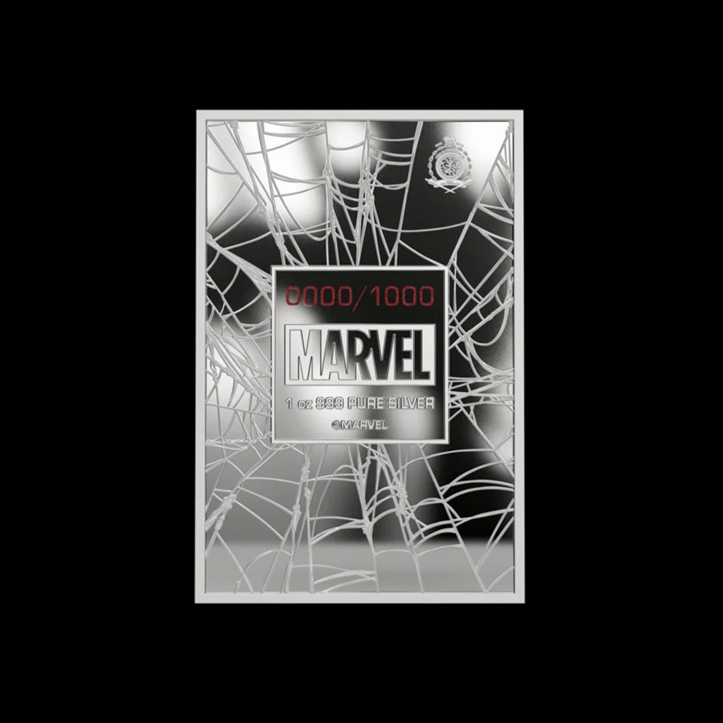 Marvel Spider-man Iconic Moments Spider Bite 1 oz Silver Collectible Coin Agoro