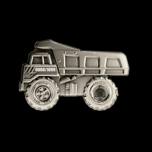 Tonka Dump Truck 1 oz Silver Coin Collectible
