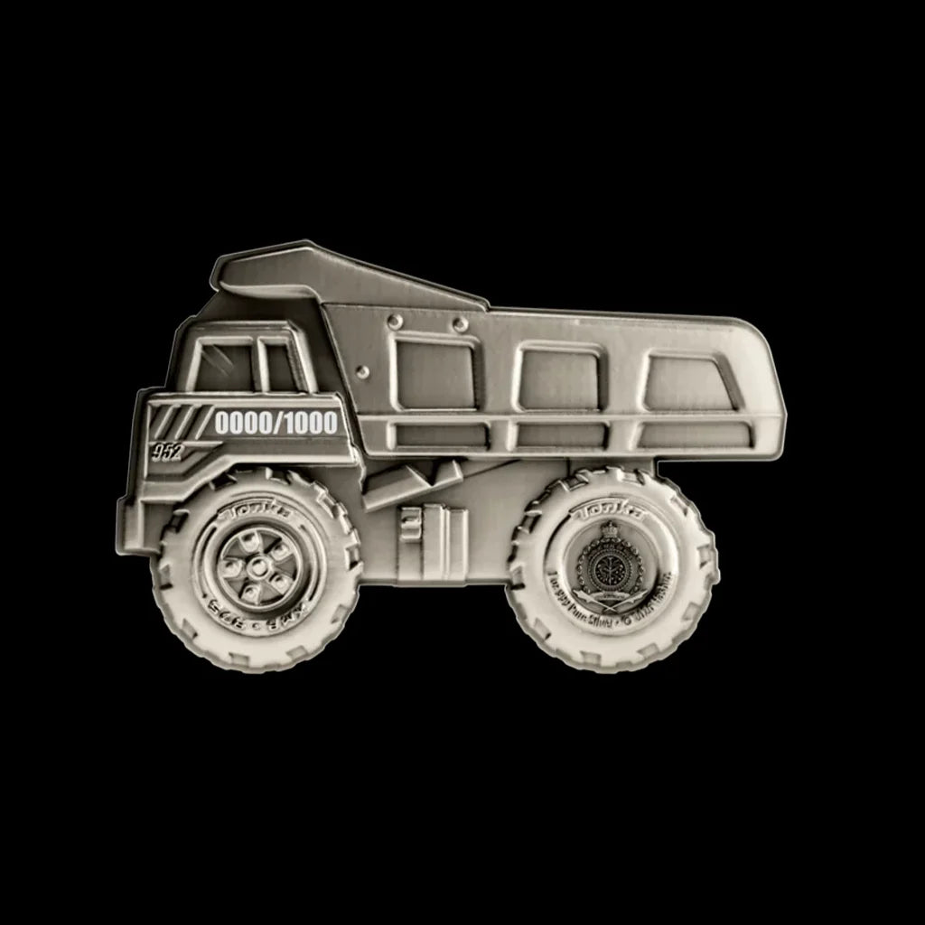Tonka Dump Truck 1 oz Silver Coin Collectible