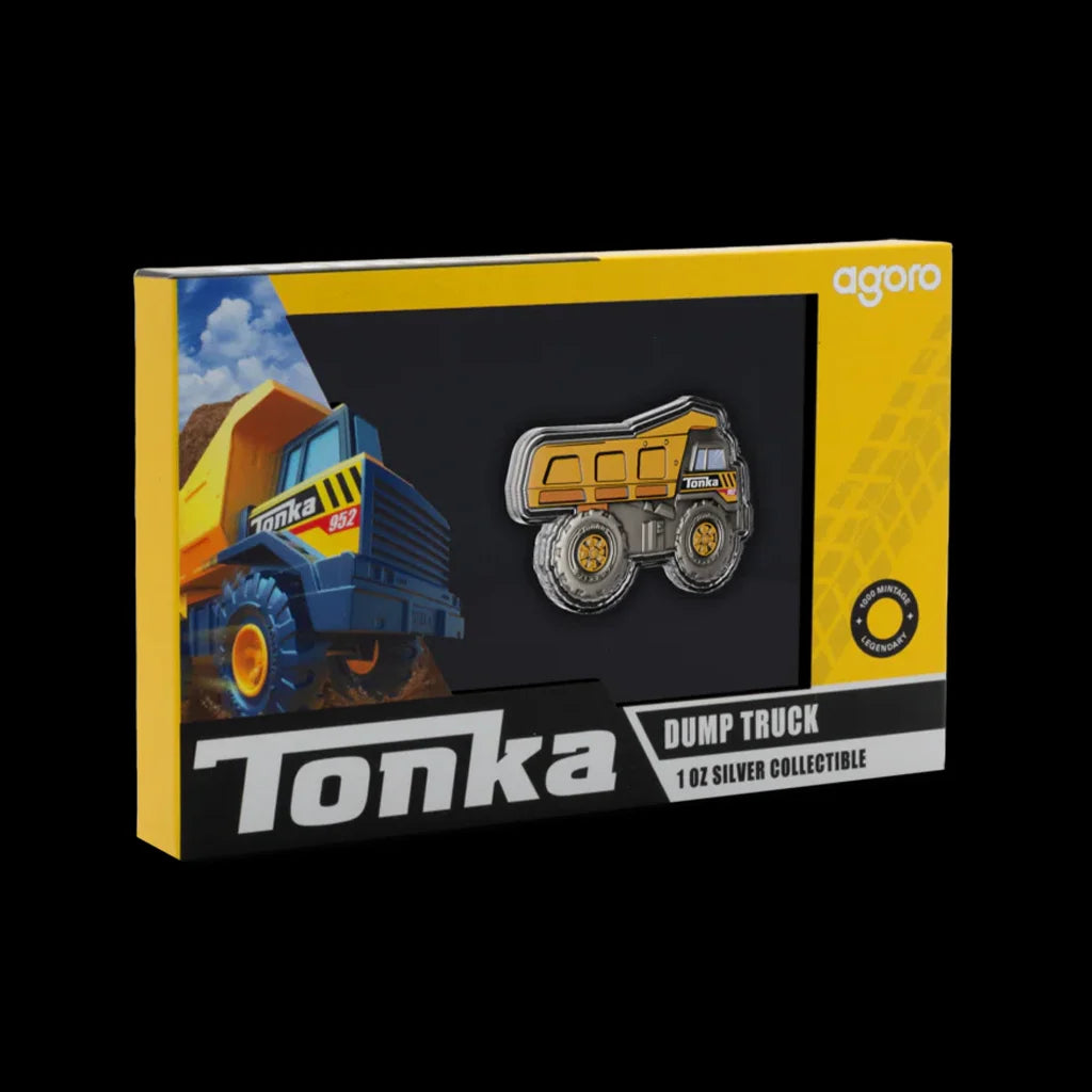 Tonka Dump Truck 1 oz Silver Coin Collectible