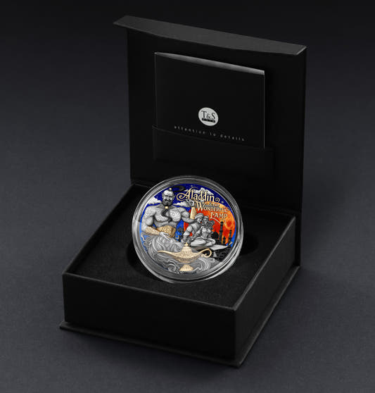 Aladdin & the Wonderful Lamp 2 oz Silver Coin 2025 – T&S Coin (image 8)