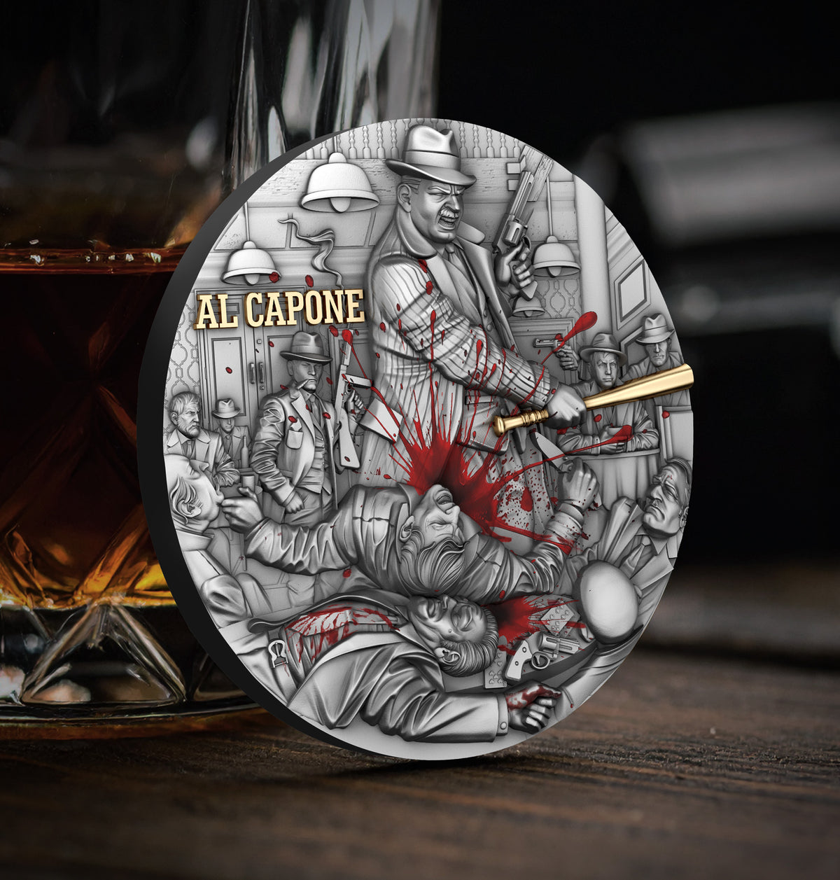 Al Capone 2 oz Silver Coin 2025 – T&S Coin (image 6)
