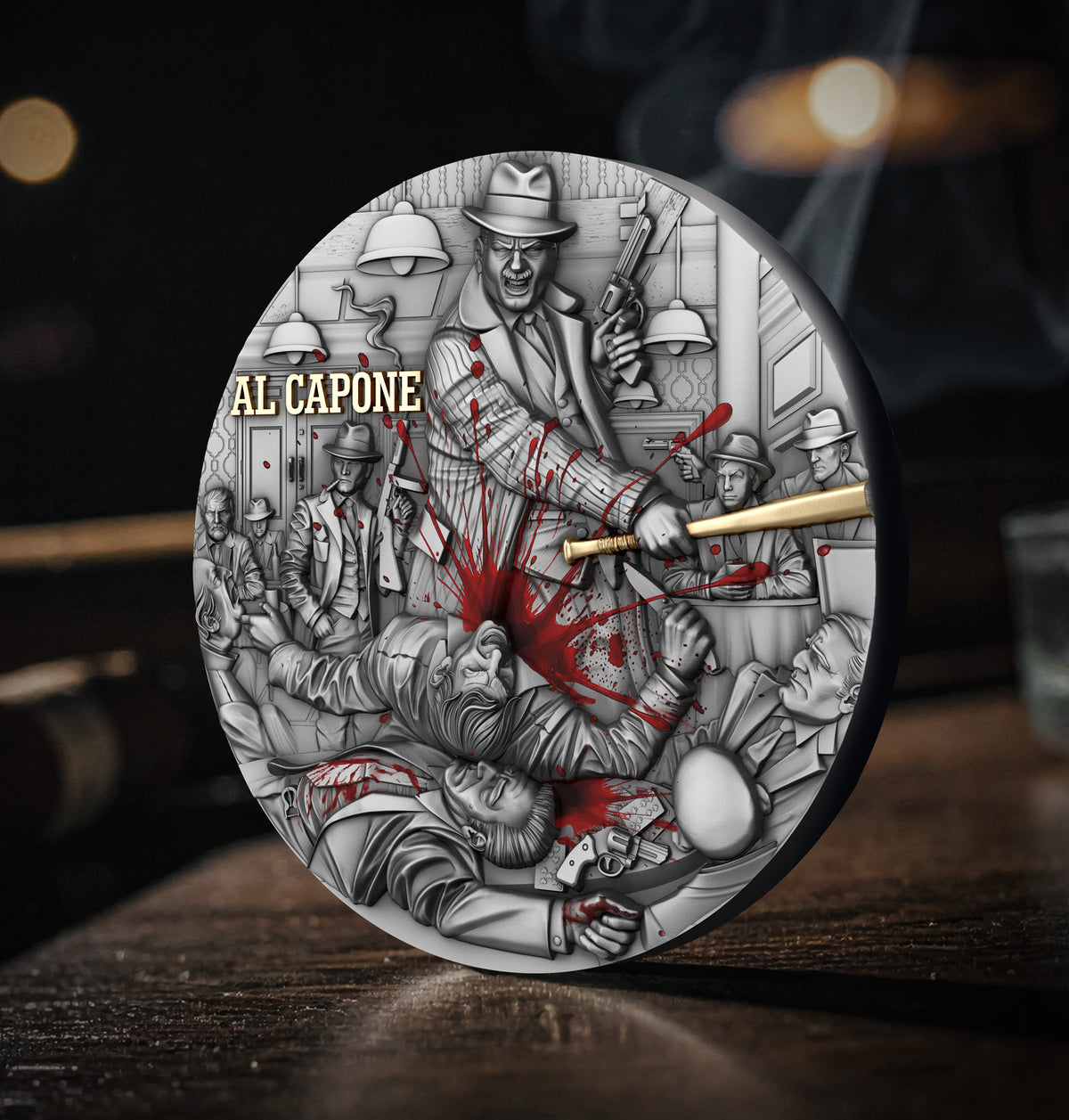Al Capone 2 oz Silver Coin 2025 – T&S Coin (image 5)