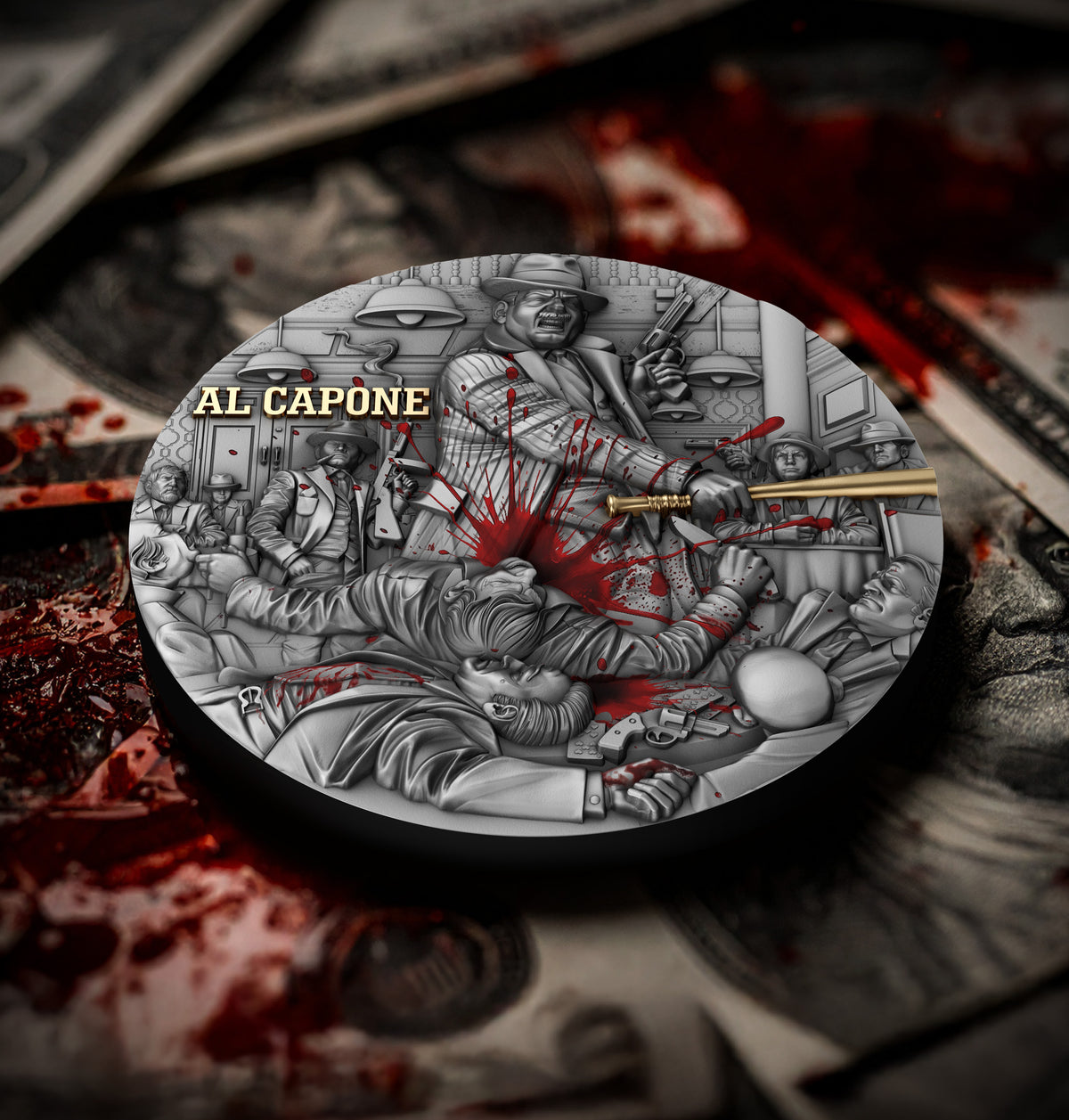 Al Capone 2 oz Silver Coin 2025 – T&S Coin (image 7)
