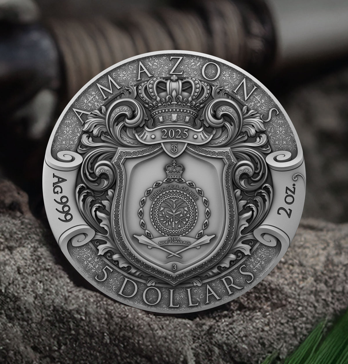 Amazons 2 oz Silver Coin 2025 – T&S Coin (image 5)