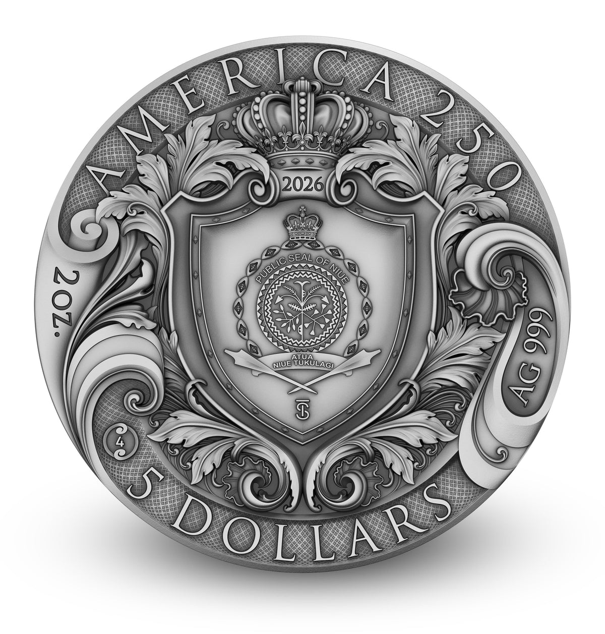 America 250 2 oz Silver Coin 2026 – T&S Coin (image 2)