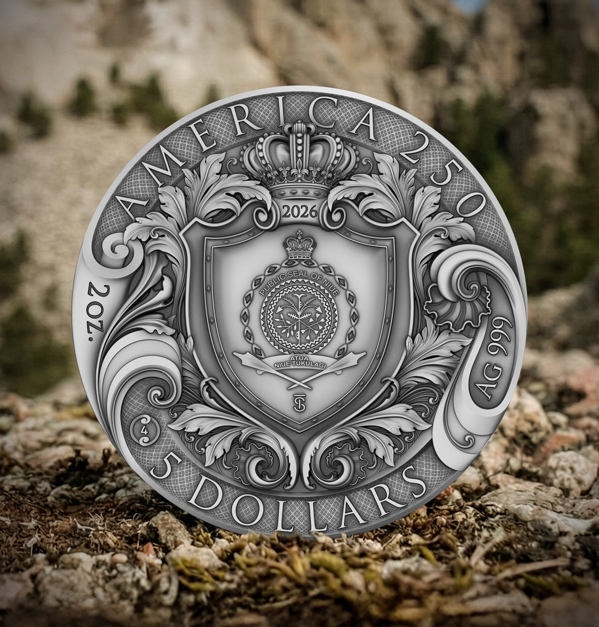 America 250 2 oz Silver Coin 2026 – T&S Coin (image 4)