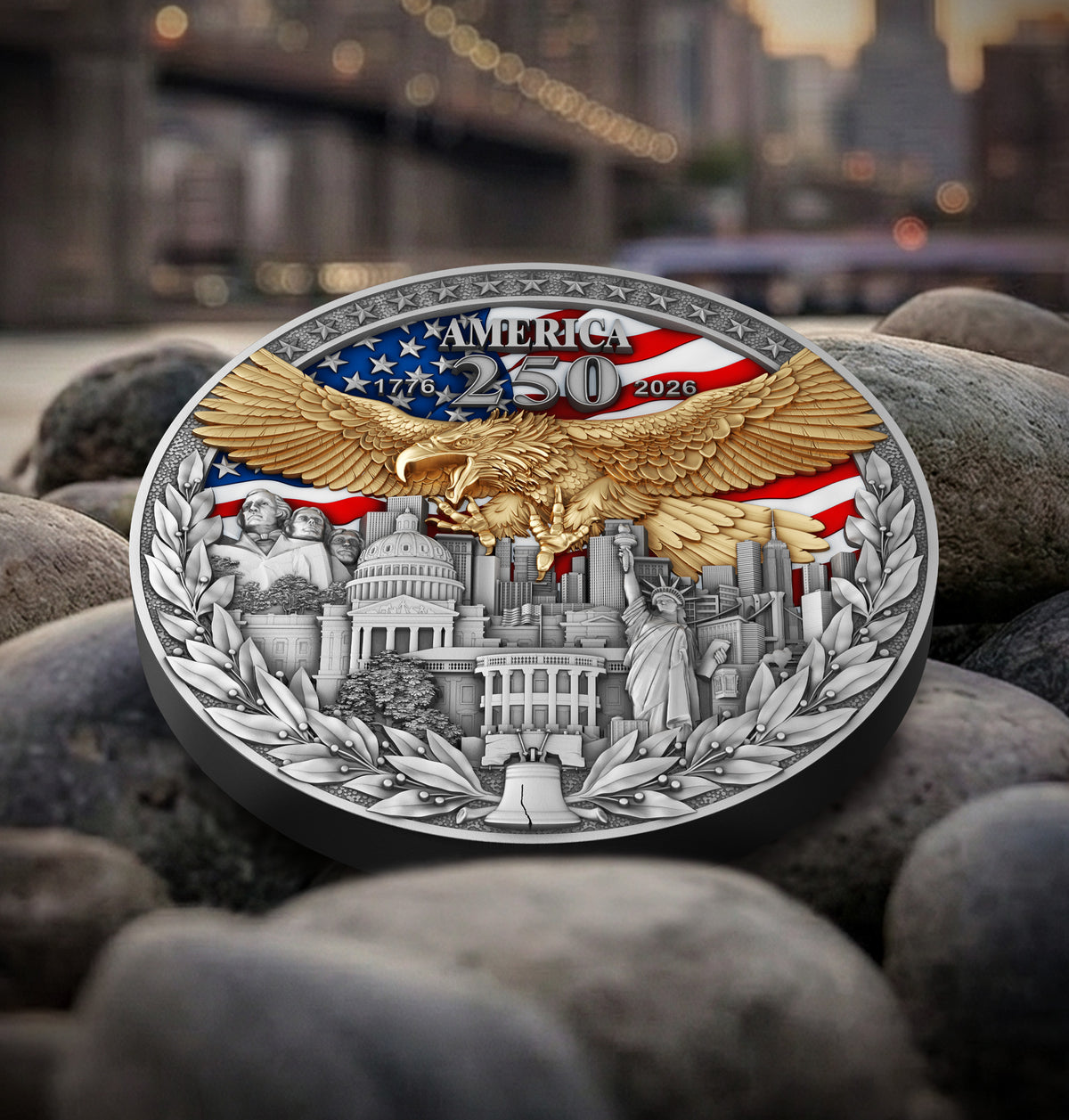America 250 2 oz Silver Coin 2026 – T&S Coin (image 6)