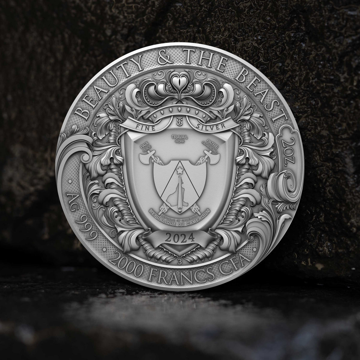 Beauty & the Beast 2 oz Silver Coin 2024 – T&S Coin (image 7)