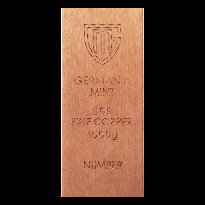 1 Kilo Copper Bar – Germania Mint Raw | Summit Metals 1 Kilo Copper Bar – Germania Mint Raw | Summit Metals
