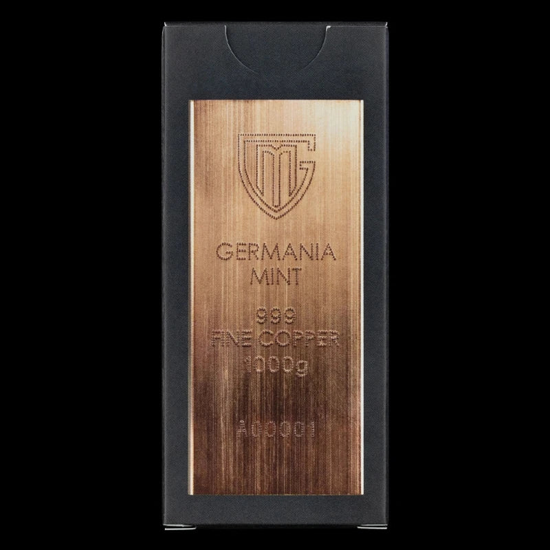 Germania Mint Kilo Copper Raw Bar - Summit Metals