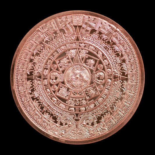 5 oz Copper Aztec Round
