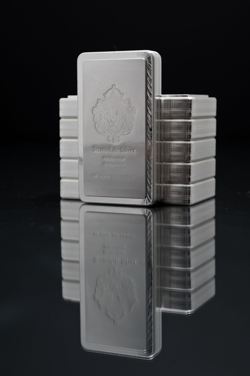 10 oz silver scottsdale stacker bar