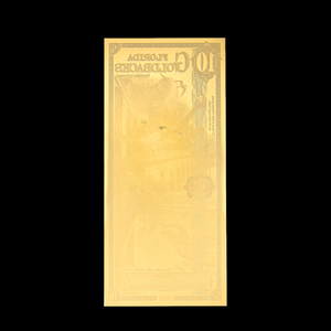 2025 10 dollar Florida Goldback backside