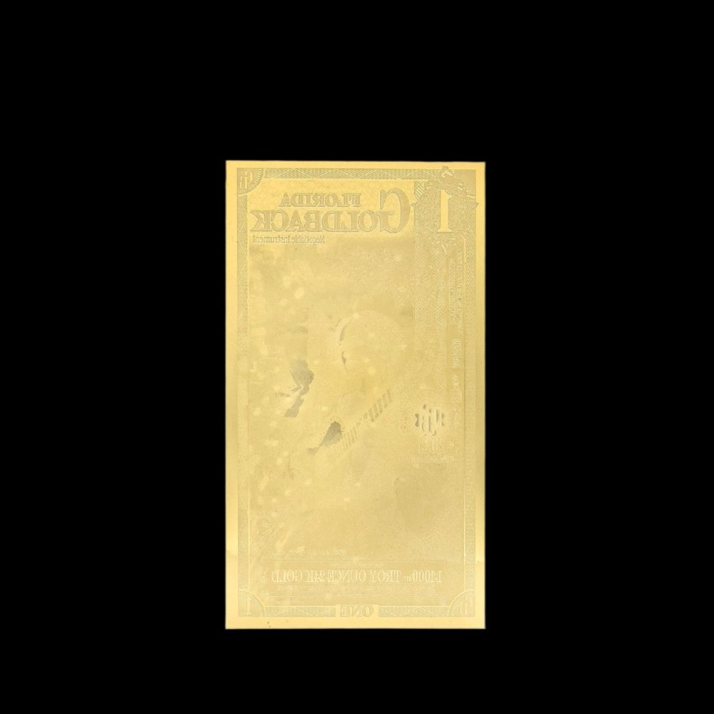 1 Florida Goldback Gold Note – SM