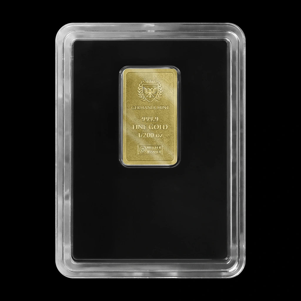 Germania Mint 1/200 oz Gold Bar – Summit Metals Germania Mint 1/200 oz Gold Bar – Summit Metals