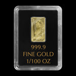 Germania Mint 1/100 oz Gold Bar - Summit Metals